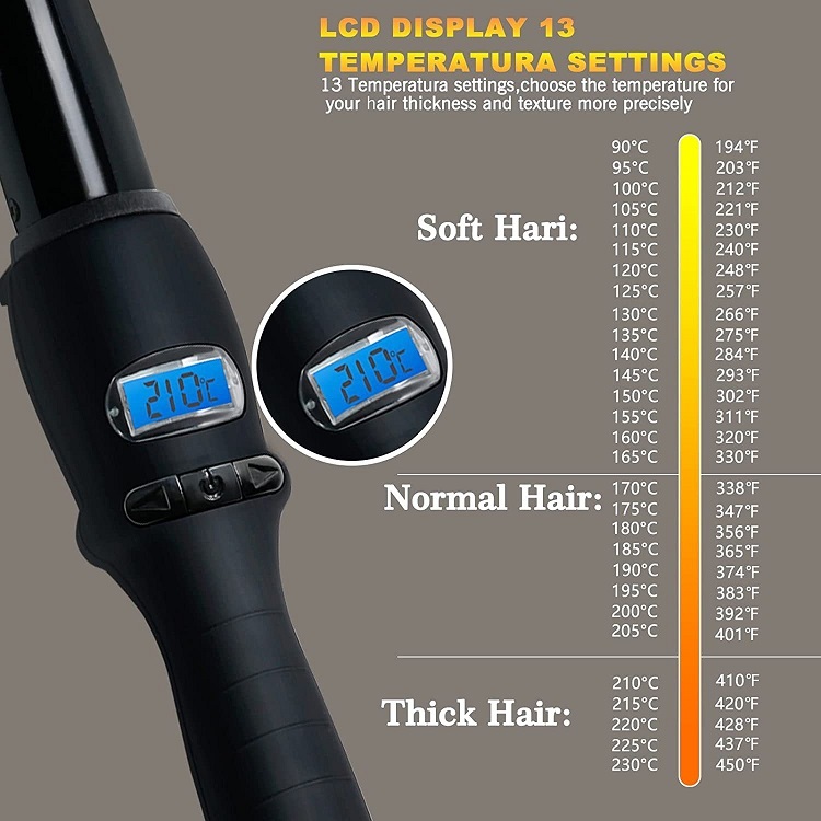 1/2-1 Inch Hair Curling Wand