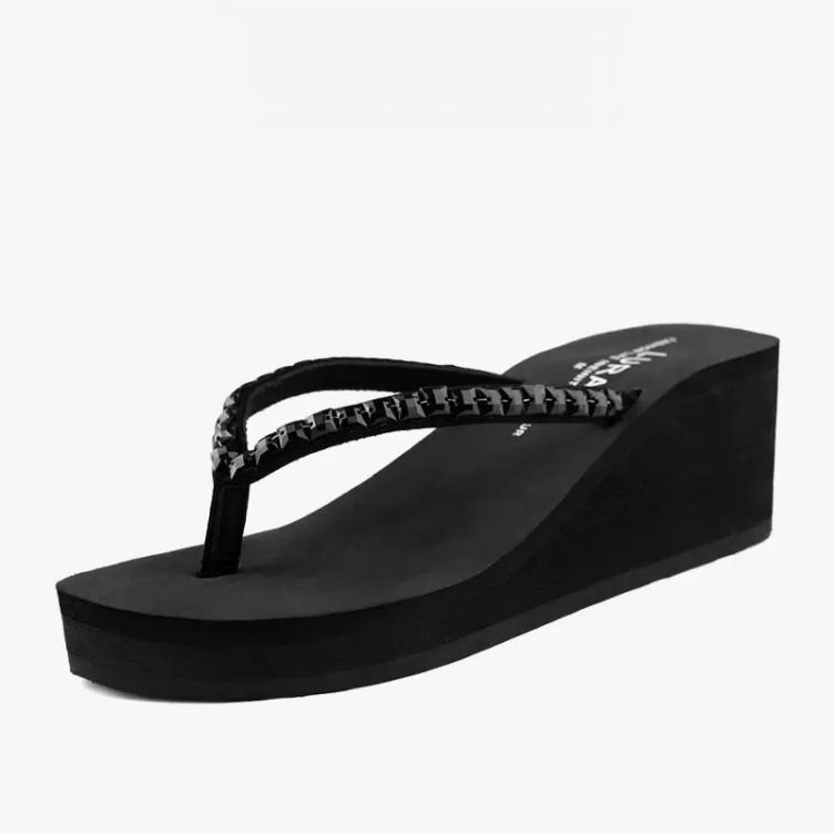 Women's High Heel Flip Flops