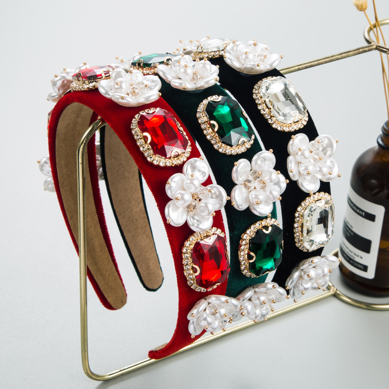 Vintage Pearl Rhinestone Headbands