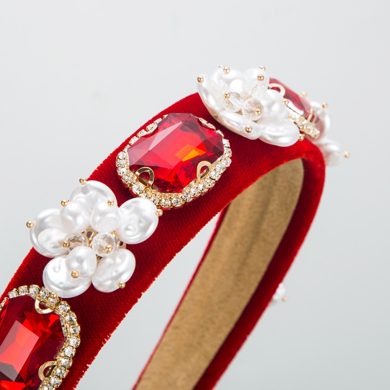 Vintage Pearl Rhinestone Headbands