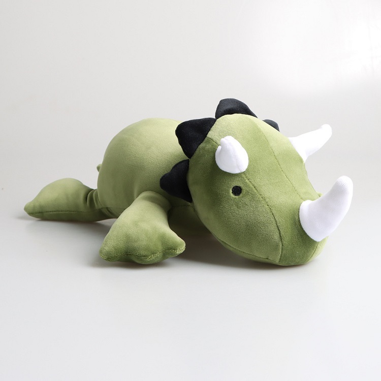 Green Dinosaur Weighted Plush Toy