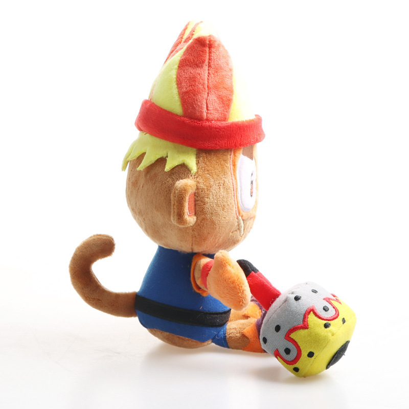 Bloons TD6 Cartoon Boxing Monkey Plush Toy