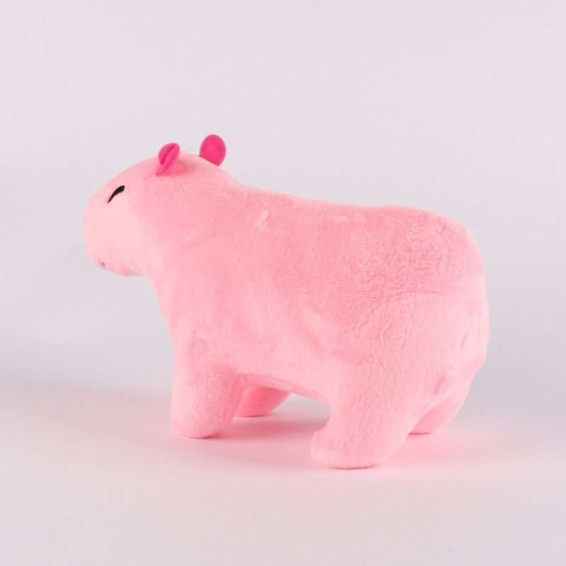 Rainbow Capybara Pink Plush Toy