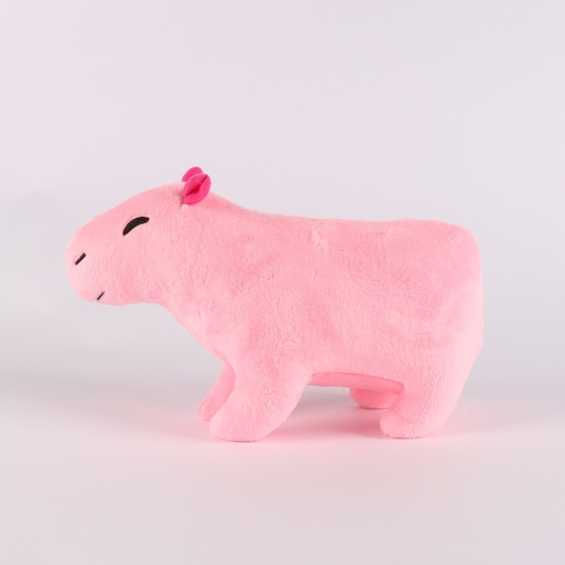 Rainbow Capybara Pink Plush Toy
