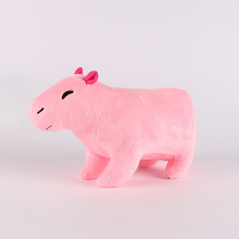 Rainbow Capybara Pink Plush Toy