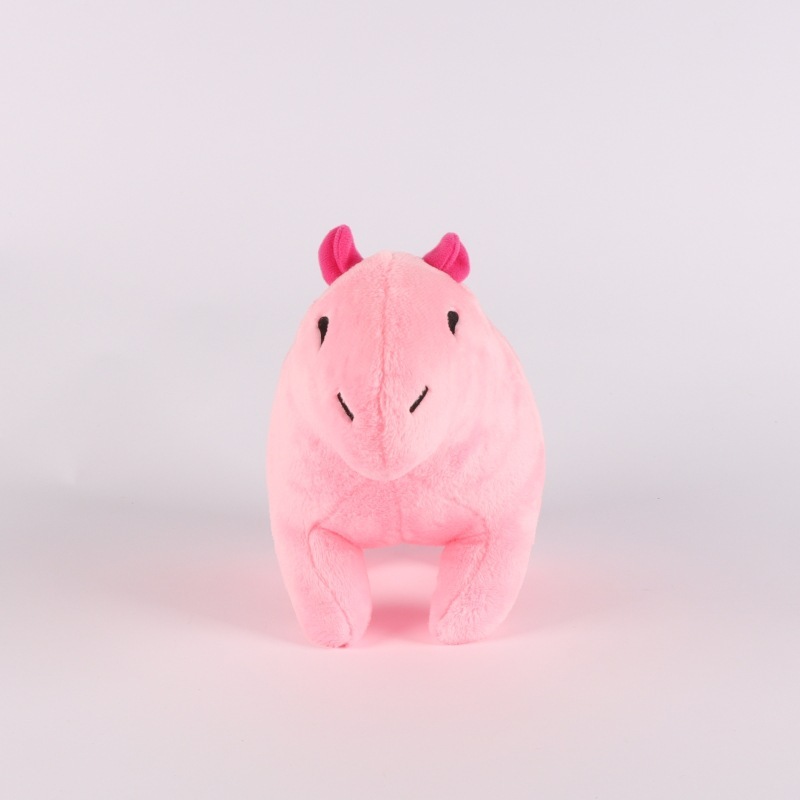 Rainbow Capybara Pink Plush Toy