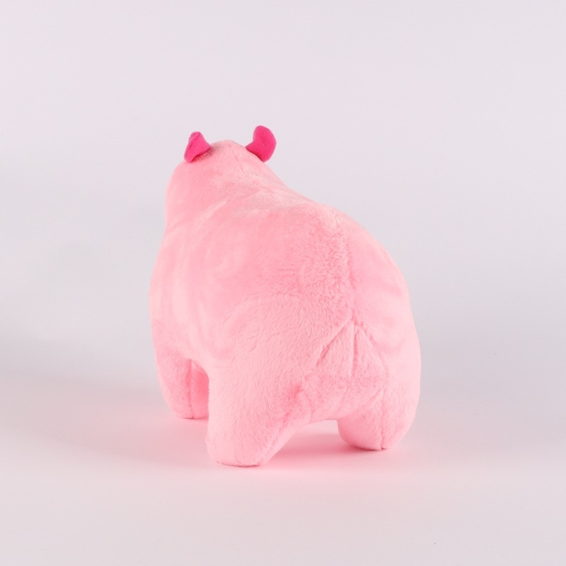 Rainbow Capybara Pink Plush Toy