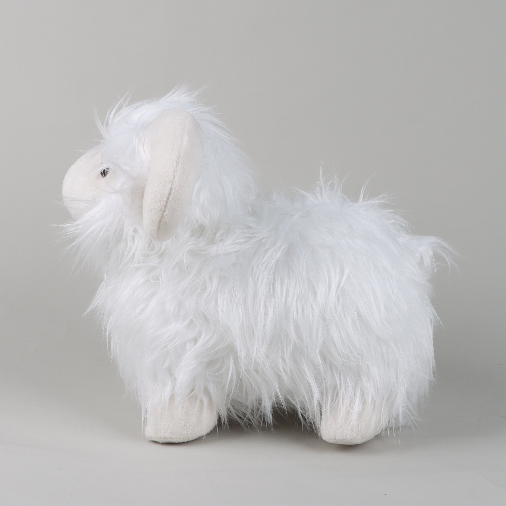 Scottish Highland White Sheep Plush Toy