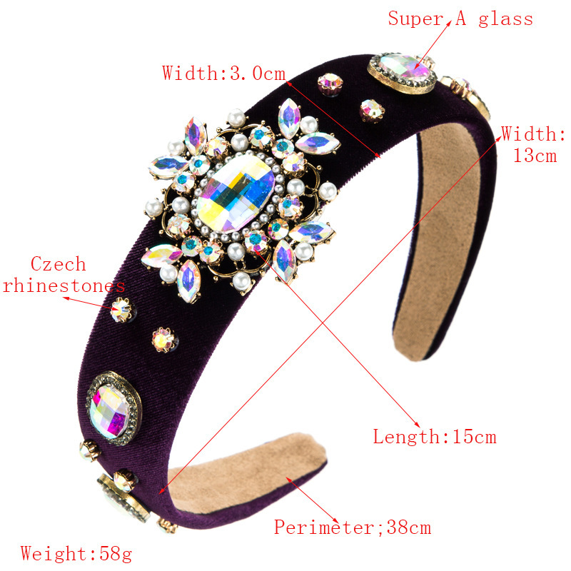 Super A glass diamonds Hairband