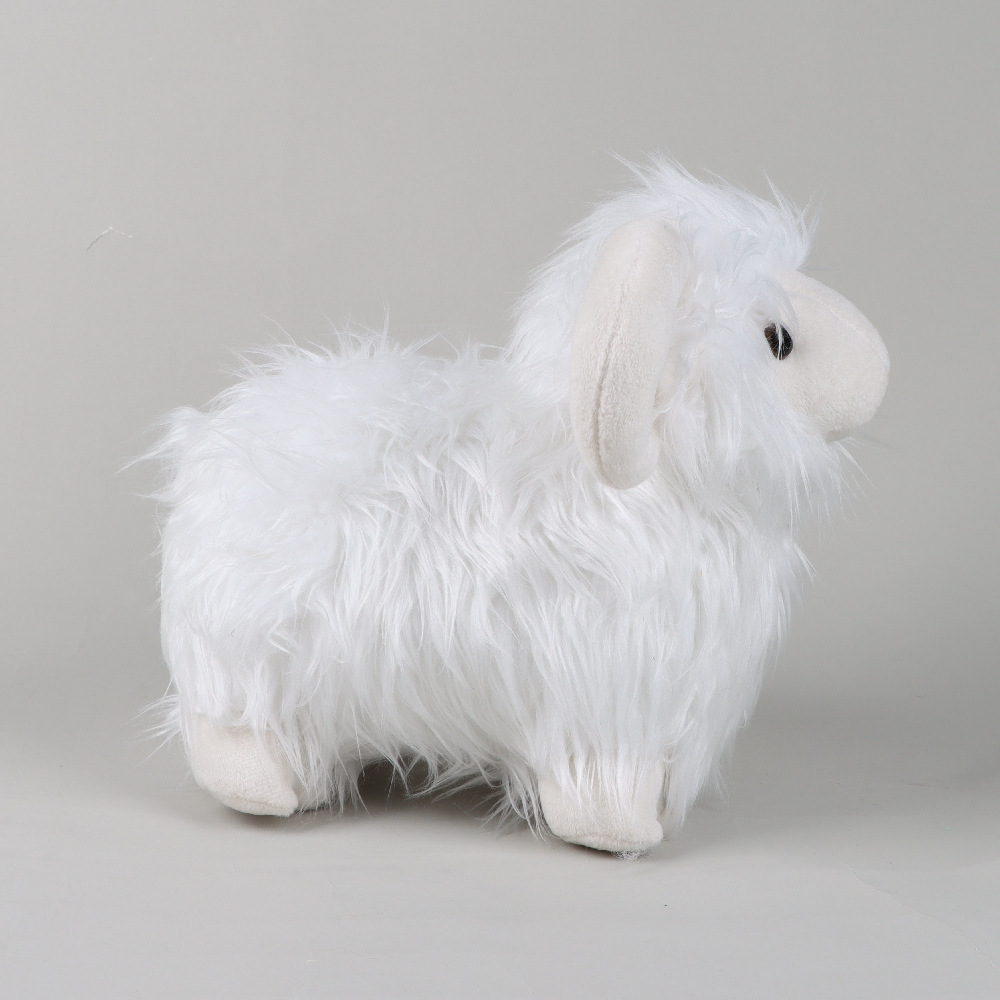 Scottish Highland White Sheep Plush Toy