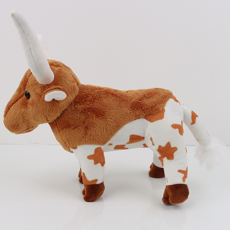Longhorn Cow Plush Toy