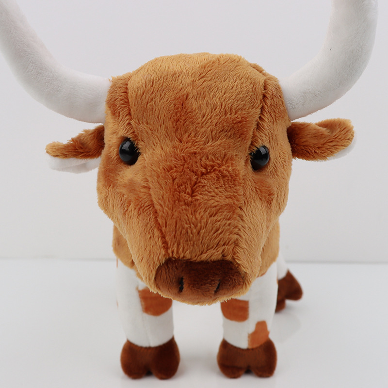Longhorn Cow Plush Toy