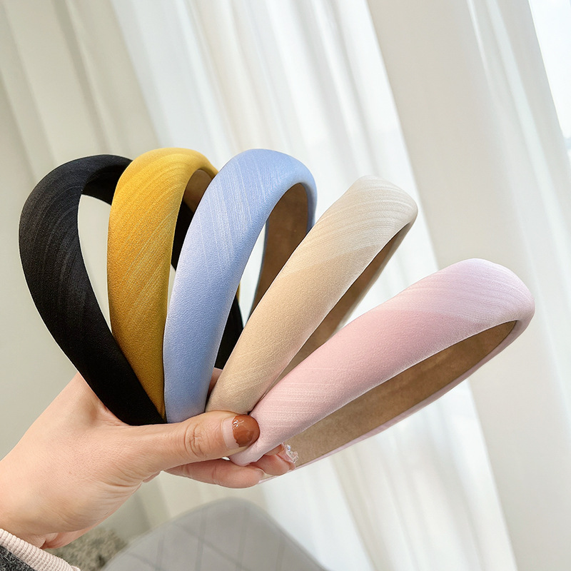 Solid Color Sponge Headband