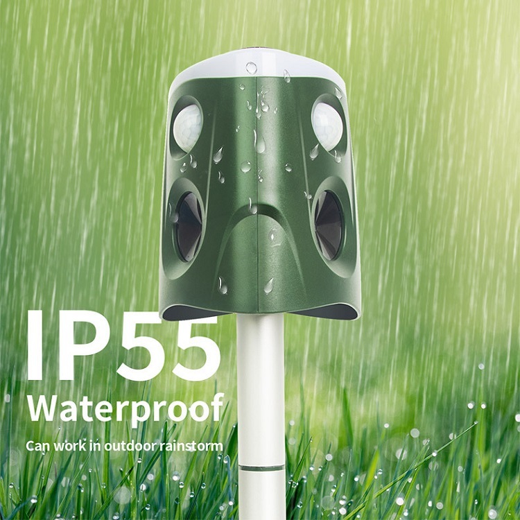 360° Solar Ultrasonic Animal Repellent