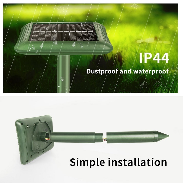 Solar-Powered Mole Repeller