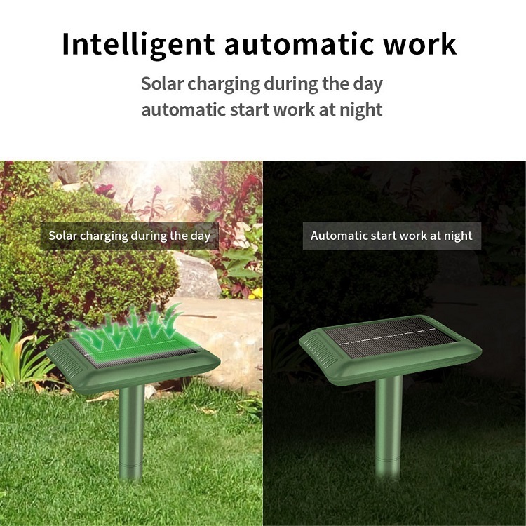 Solar-Powered Mole Repeller