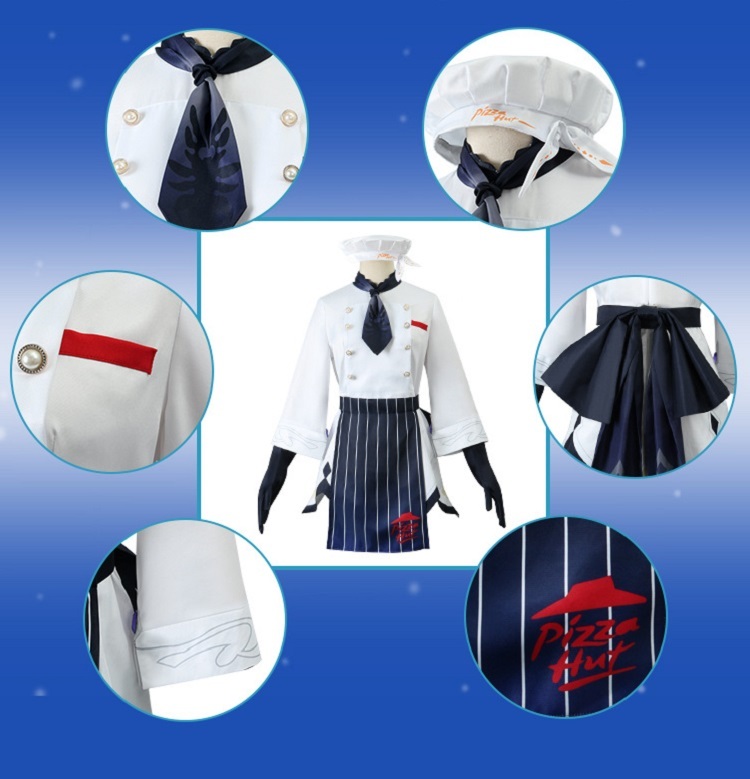 Pizza Hut Eula Cosplay Costume