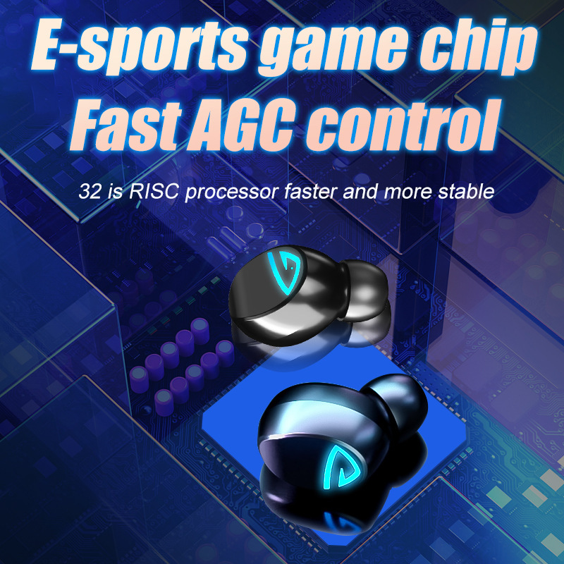 Gaming Bluetooth Earbuds with Display