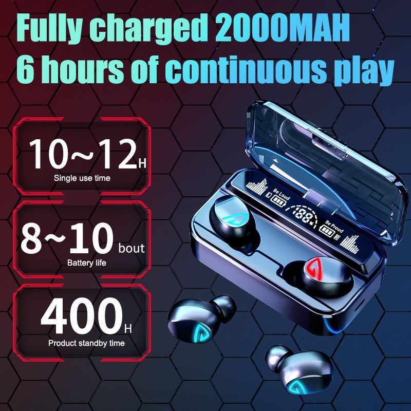 Gaming Bluetooth Earbuds with Display