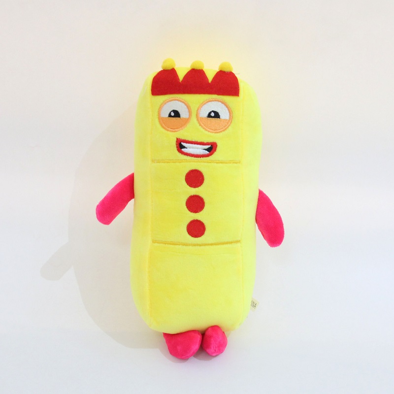 Numberblocks Yellow square bar Plush Toy