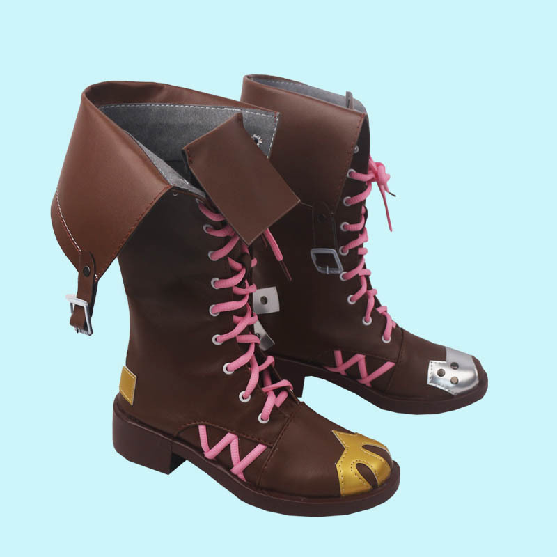 Bottes Cosplay Sparkle Pour Jinx - Tailles US3 à US14 - Sur Mesure (Préciser Tour De Mollet & Cuisse)