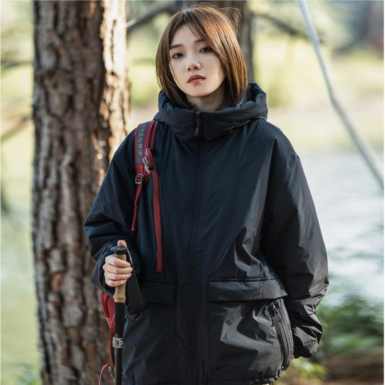 Insulated Hooded Outdoor Coat