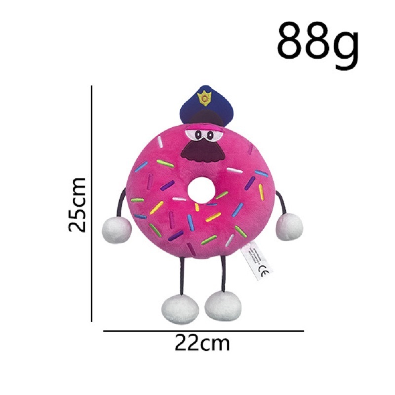 Brain Game doughnut plush toy