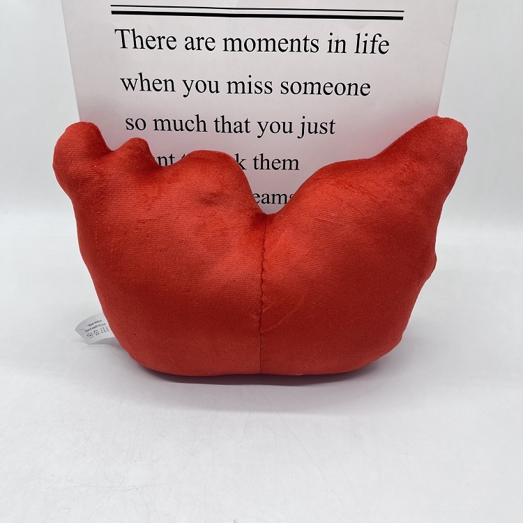 Red mouth plush toy