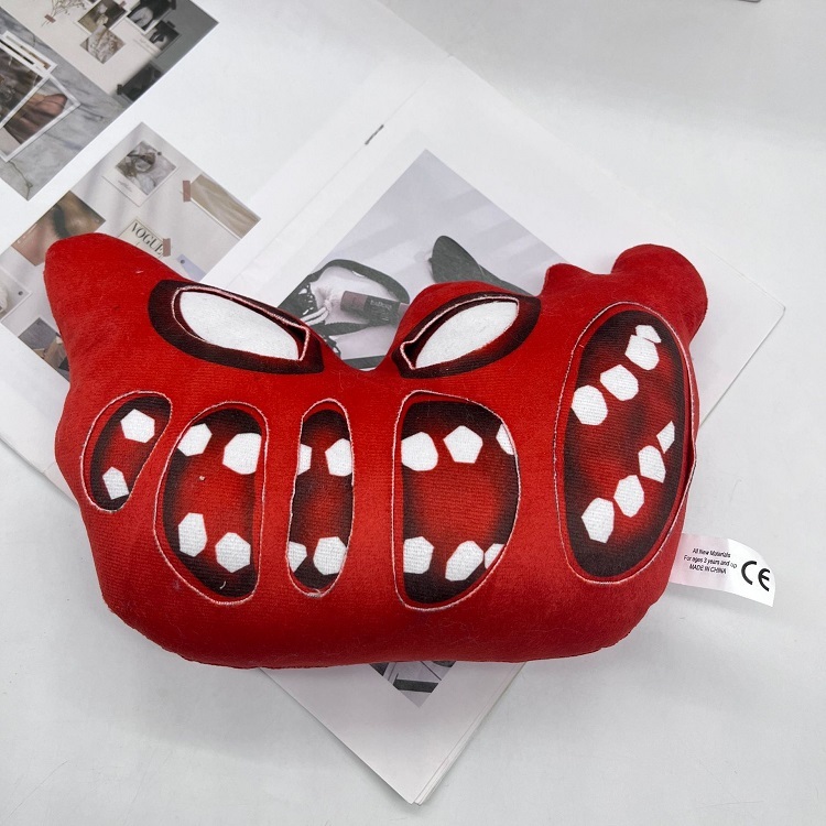 Red mouth plush toy
