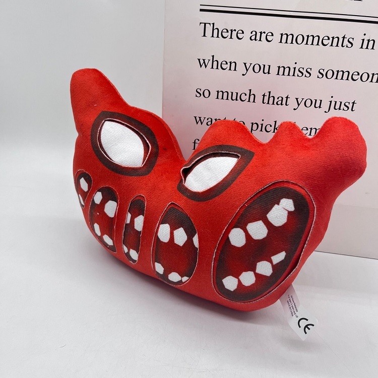 Red mouth plush toy