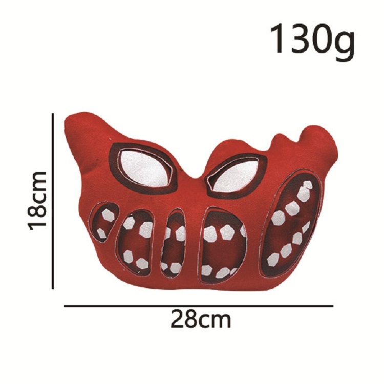 Red mouth plush toy