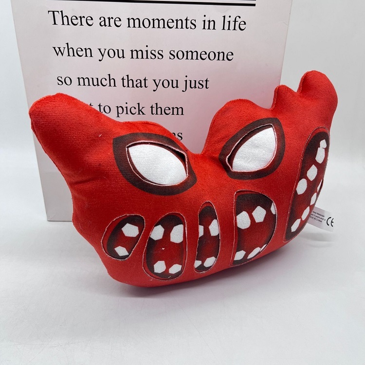 Red mouth plush toy