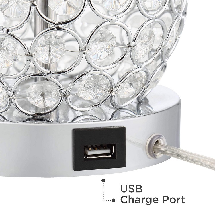Modern Crystal Table Lamp