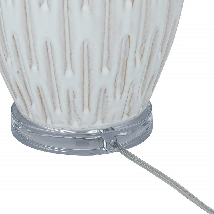 Modern White Ceramic Desk Lamp