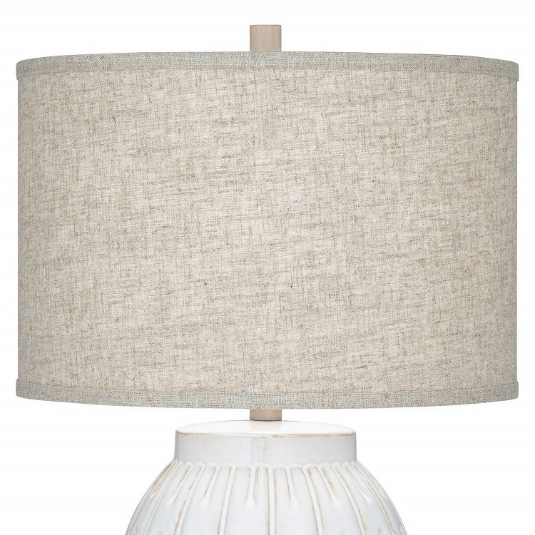 Modern White Ceramic Desk Lamp
