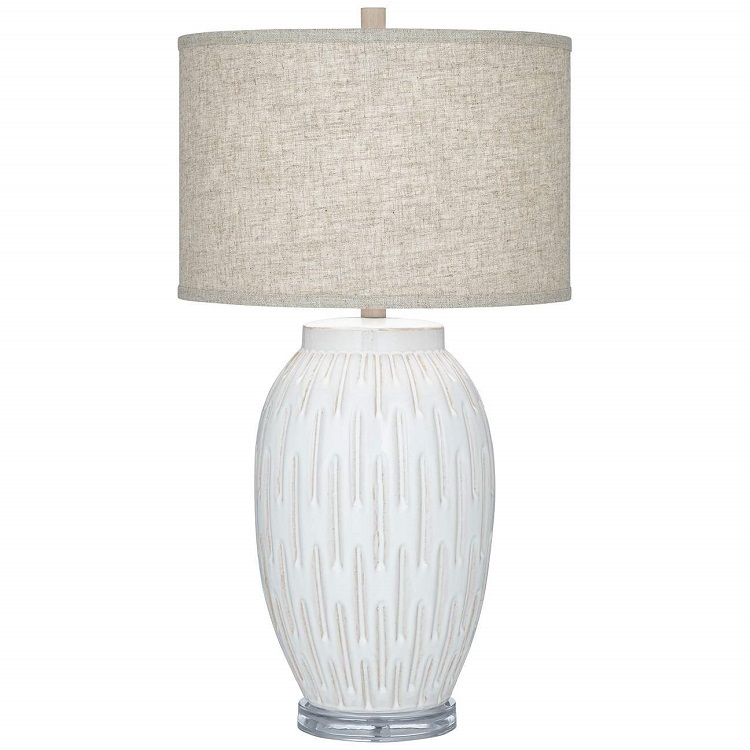Modern White Ceramic Desk Lamp