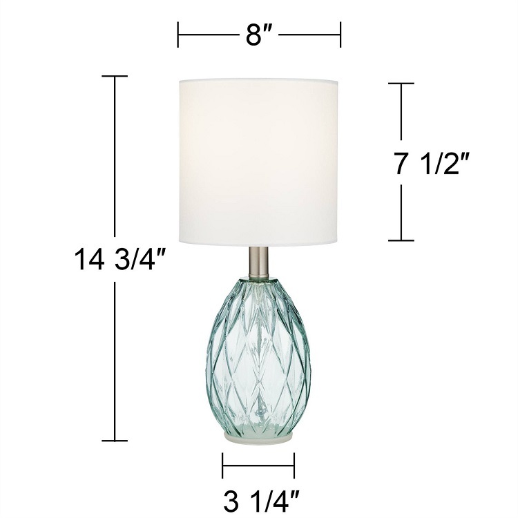 Modern Clear Glass Table Lamp