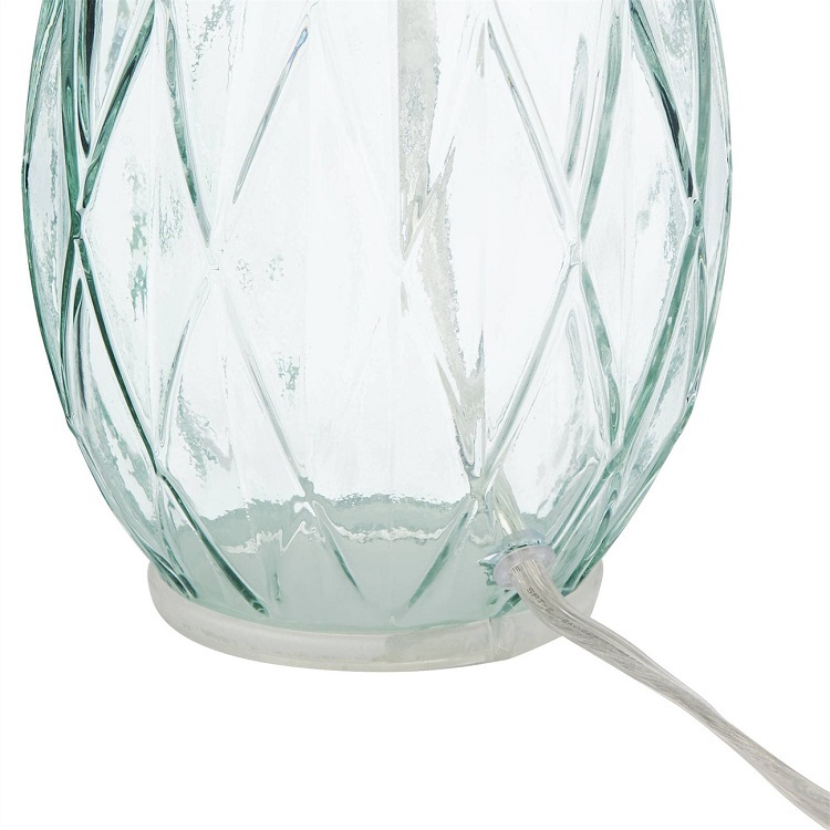 Modern Clear Glass Table Lamp