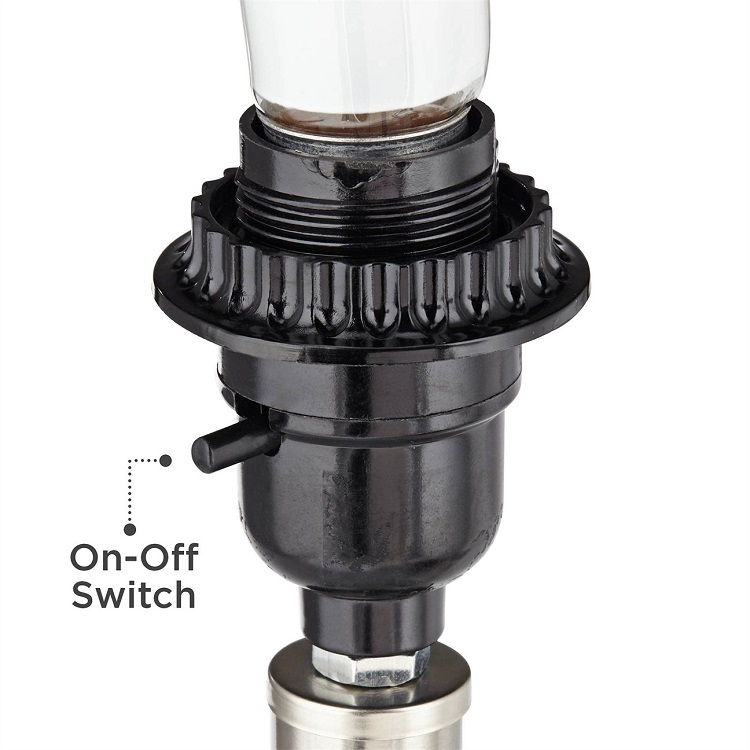 Modern Clear Glass Table Lamp