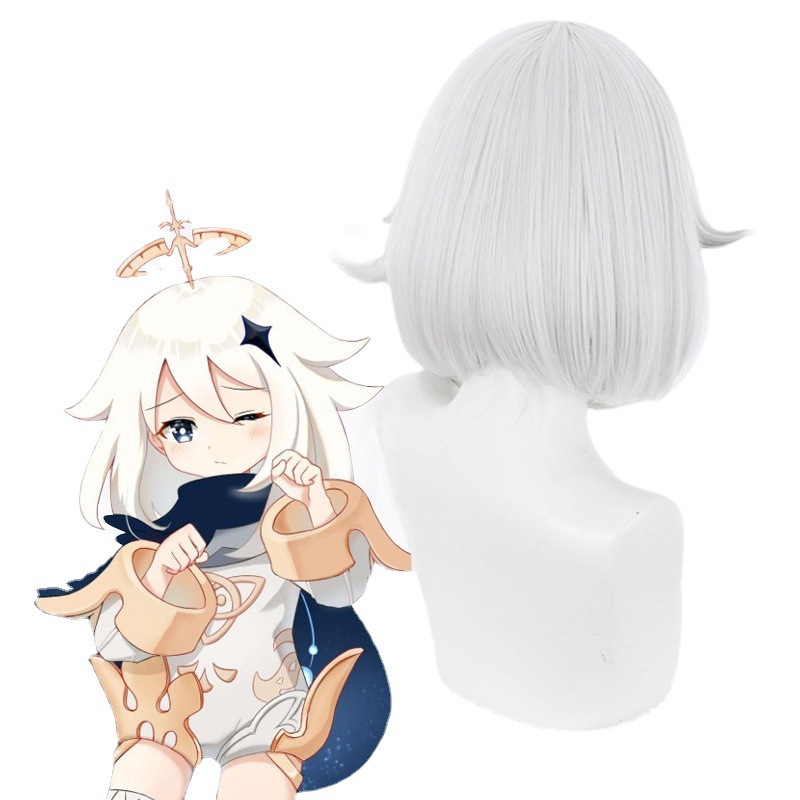 Paimon Cosplay Wig