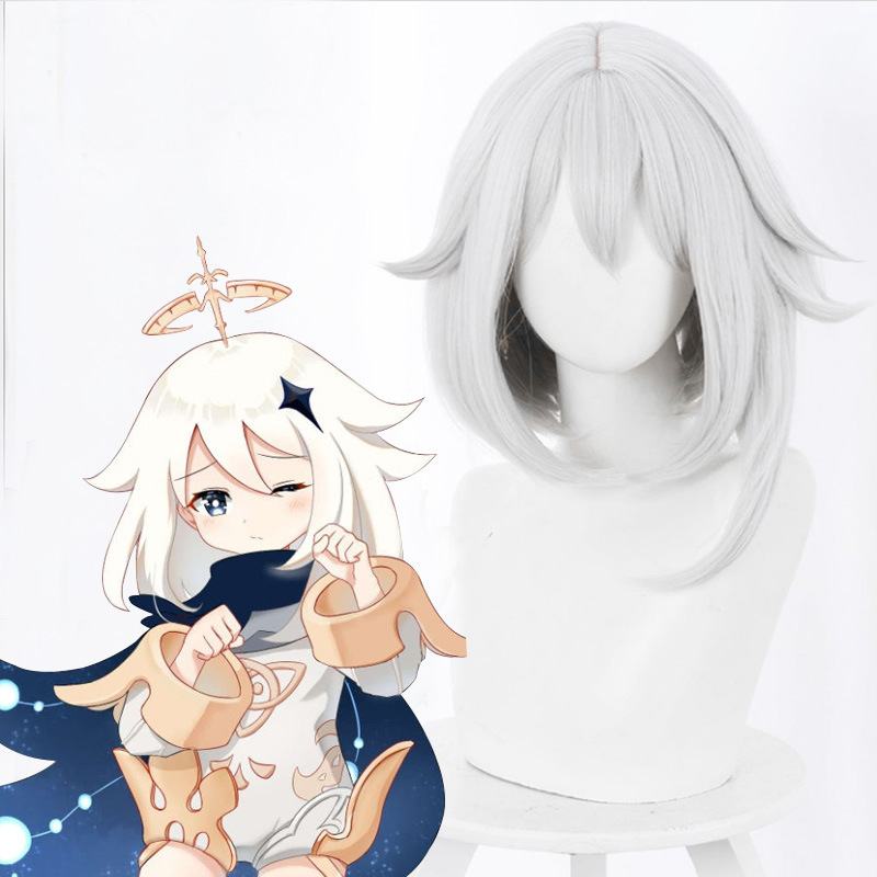 Paimon Cosplay Wig