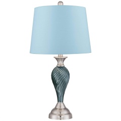 green lampshade