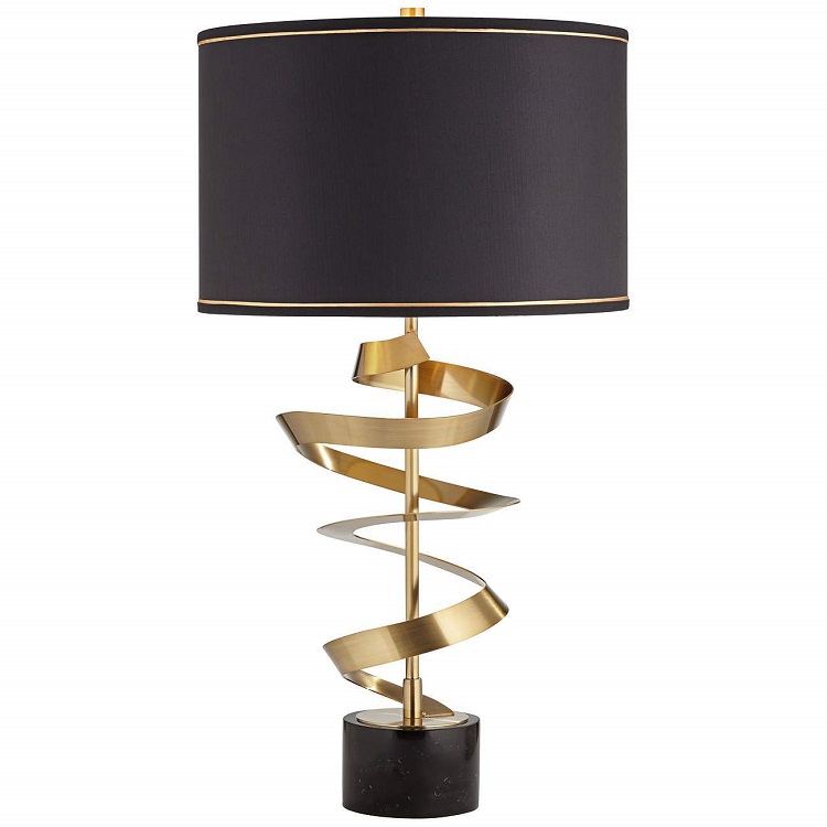 Brass Marble Table Lamp