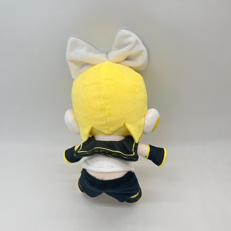 Kagamine Len Rin White Bow Plush Doll