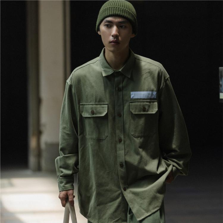 Heavy-Duty Workwear Shirt Coat