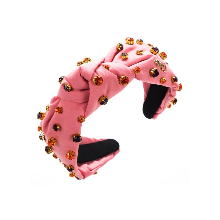 Halloween Pumpkin Knotted Headband