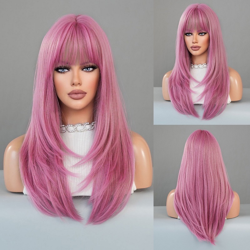 Layered Long Straight Wig