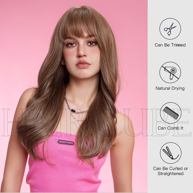 Deep Brown Y2K Style Wig