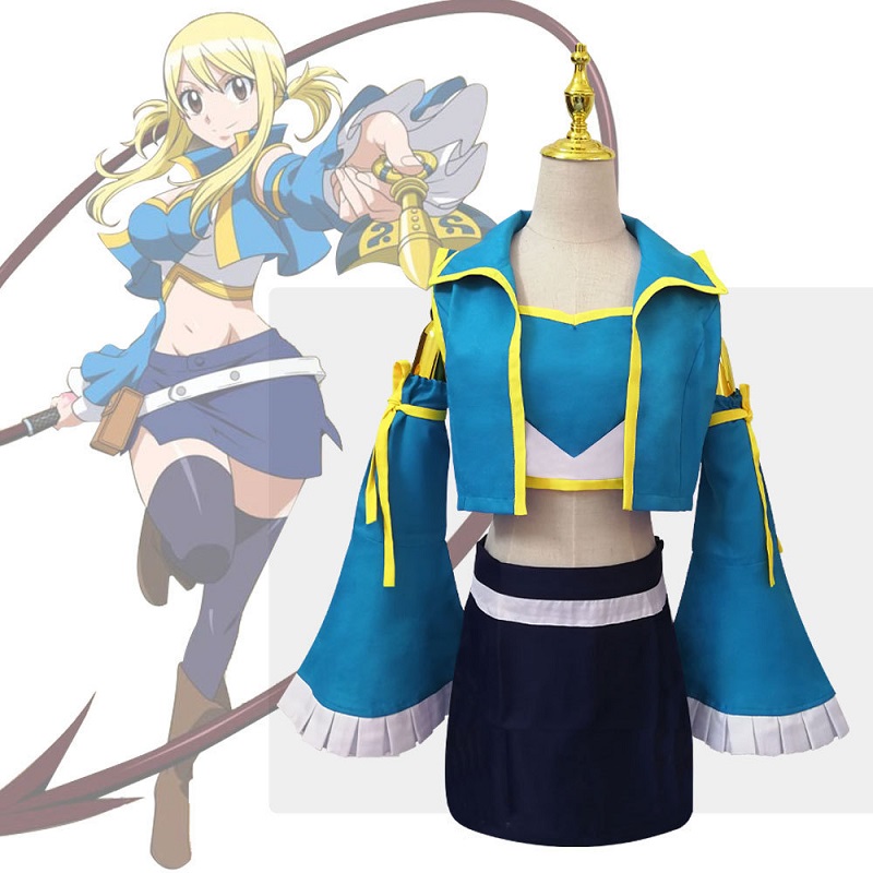 Lucy Heartfilia's School Uniform Cosplay Costume