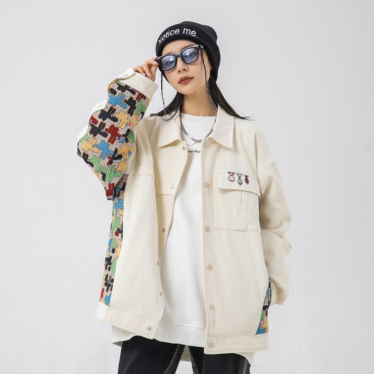 Throwback Style Collar Jacket